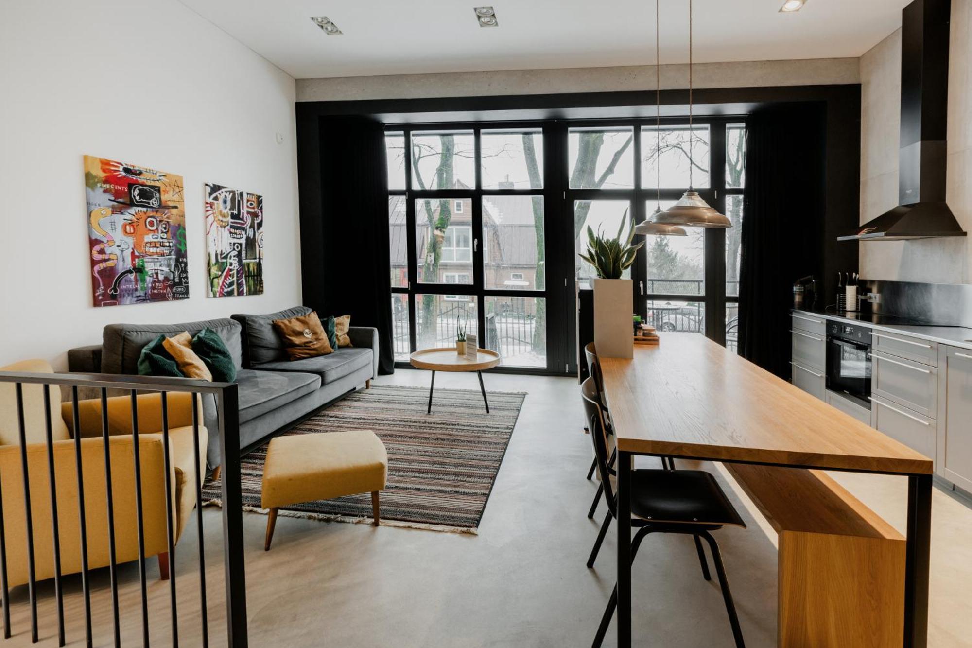 קובנה Modern And Spacious Loft Type Apartment 8 With Free Private Parking By "Owl Jazz Apartments" מראה חיצוני תמונה